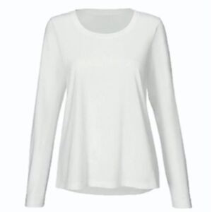CAbi white classic long sleeve tee